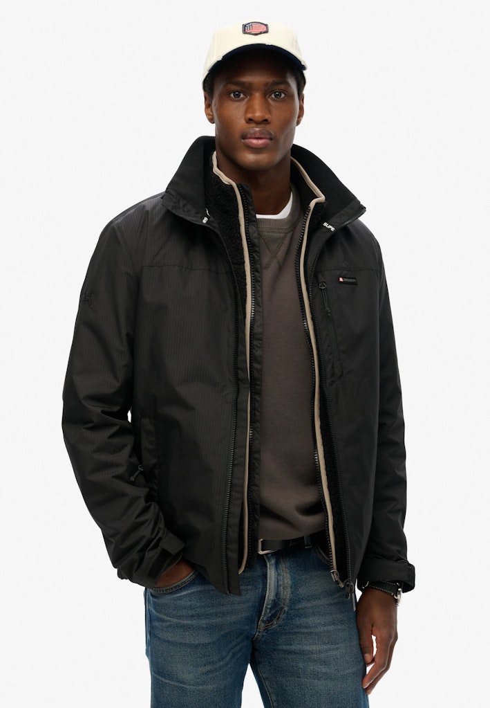 Non Hood Logo Windbreaker