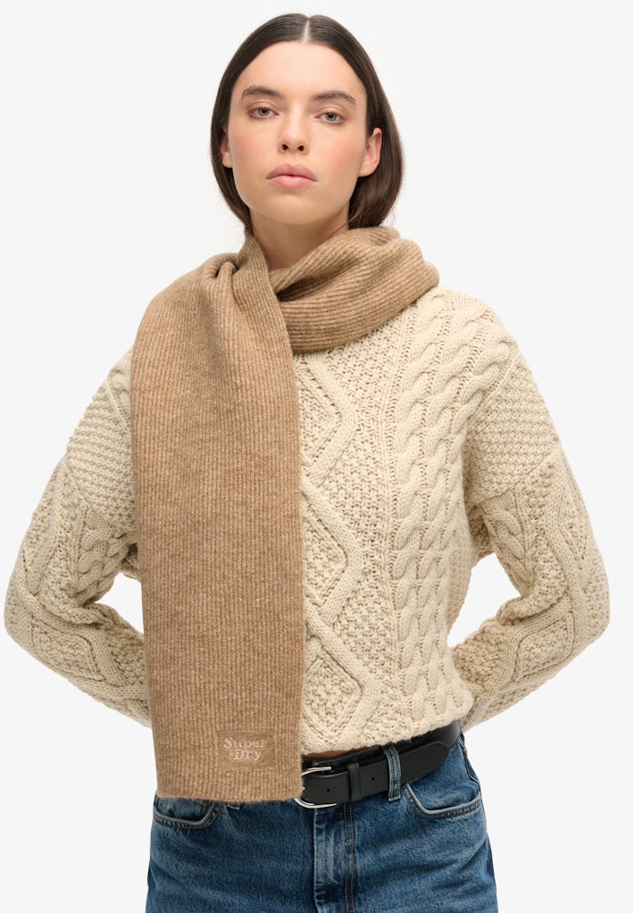 Soft Rib Knit Scarf