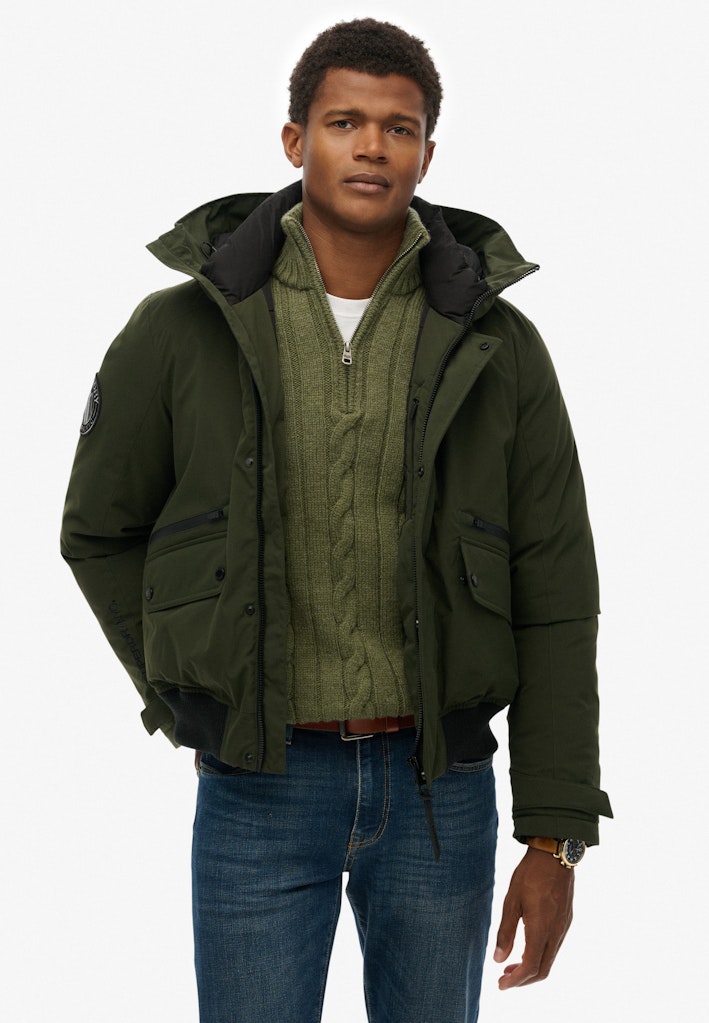 City Padded Bomber Jacket