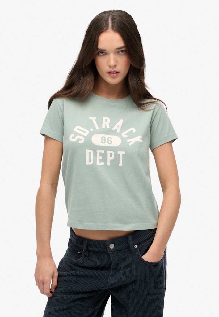 Athletic Graphic Fitted T-Shirt