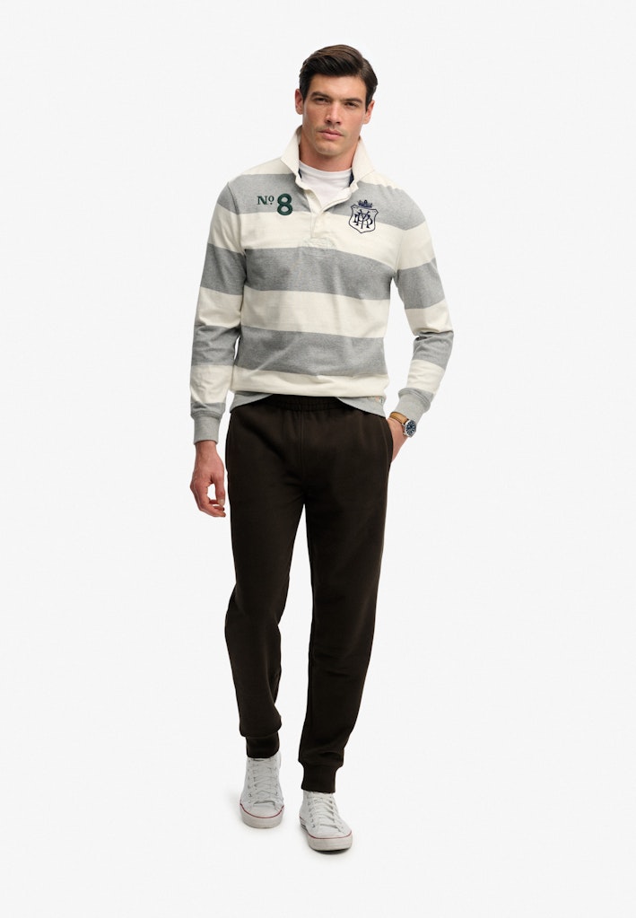 Essential Logo Half Brushed Joggers