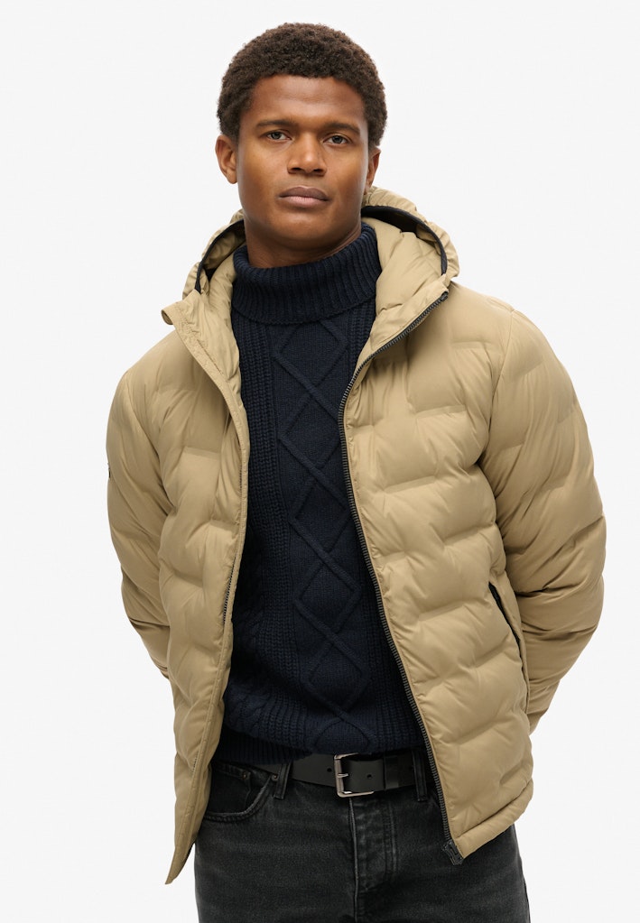 Hooded Quilted Puffer Coat