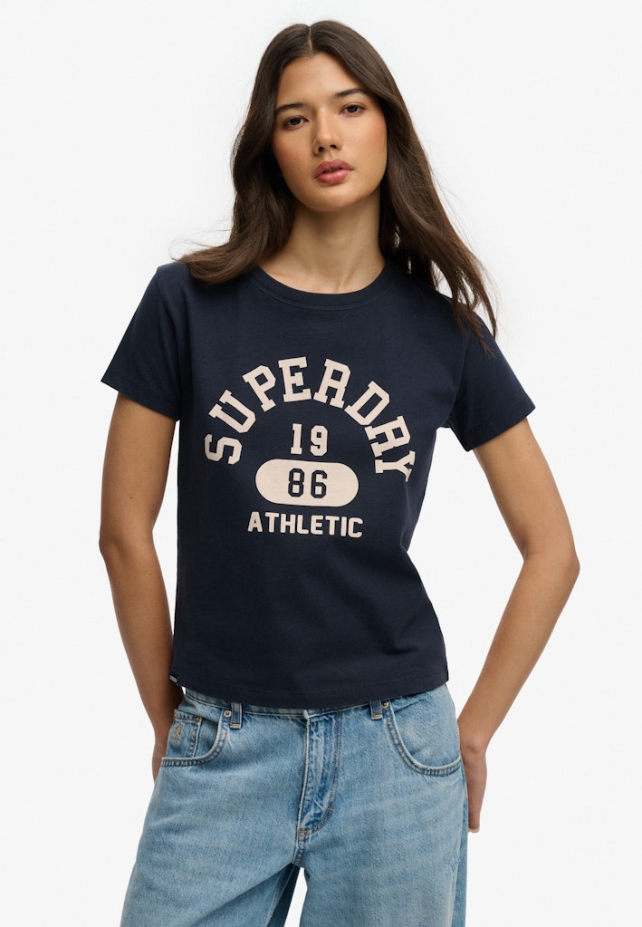 Athletic Graphic Fitted T-Shirt