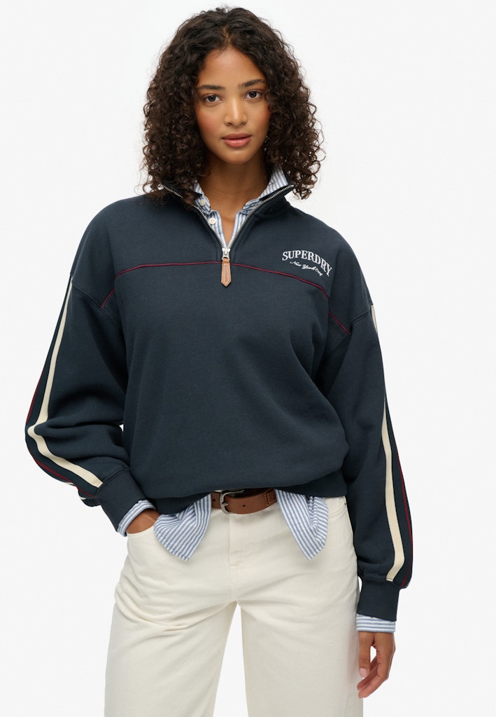 Country Club Tape Henley Jumper