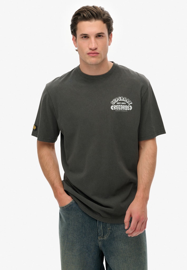 Record Label Oversized T-Shirt