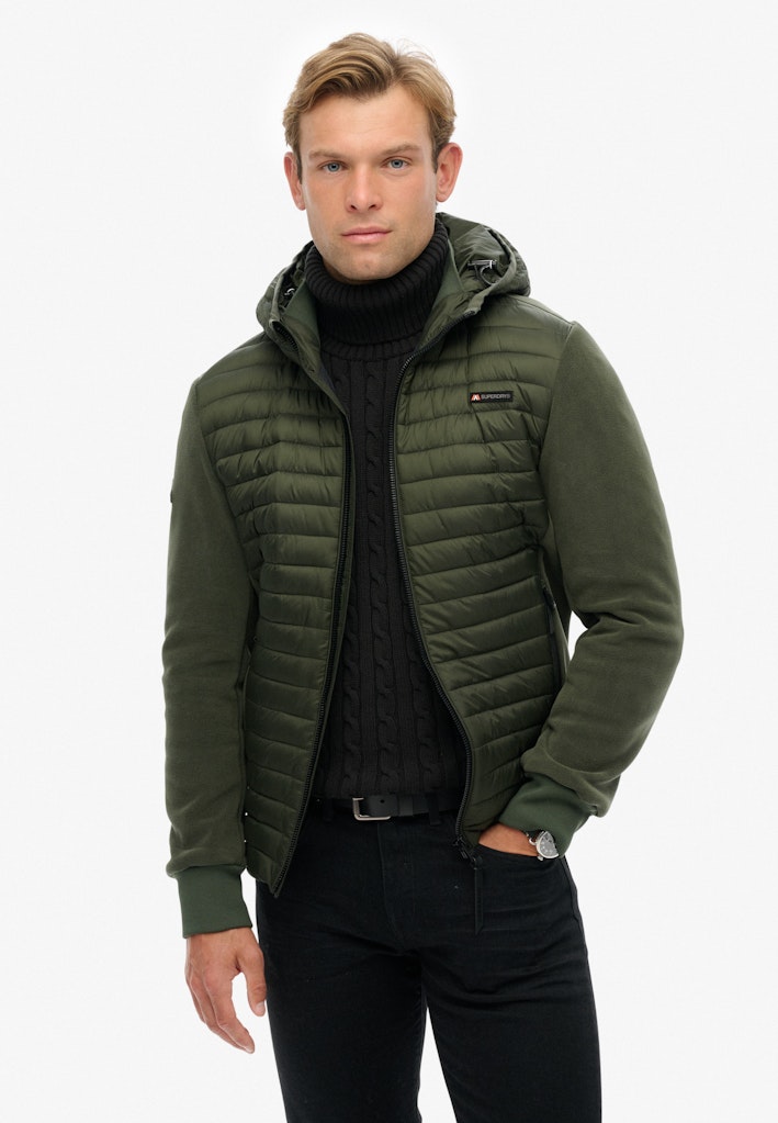Hooded Storm Fleece Hybrid Jacket