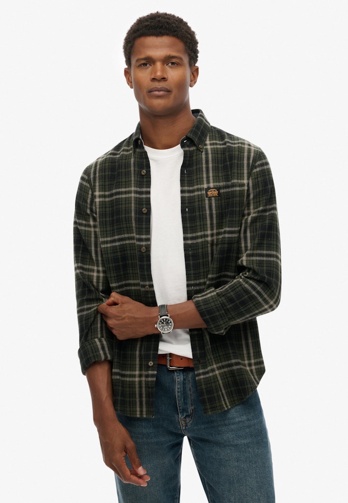 Long Sleeve Cotton Lumberjack Shirt