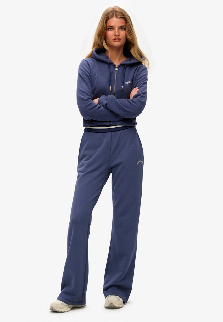 Athletic Essentials Logo Low Rise Flare Jogger