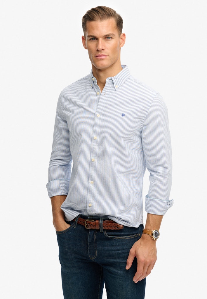 Preppy Oxford Long Sleeve Shirt