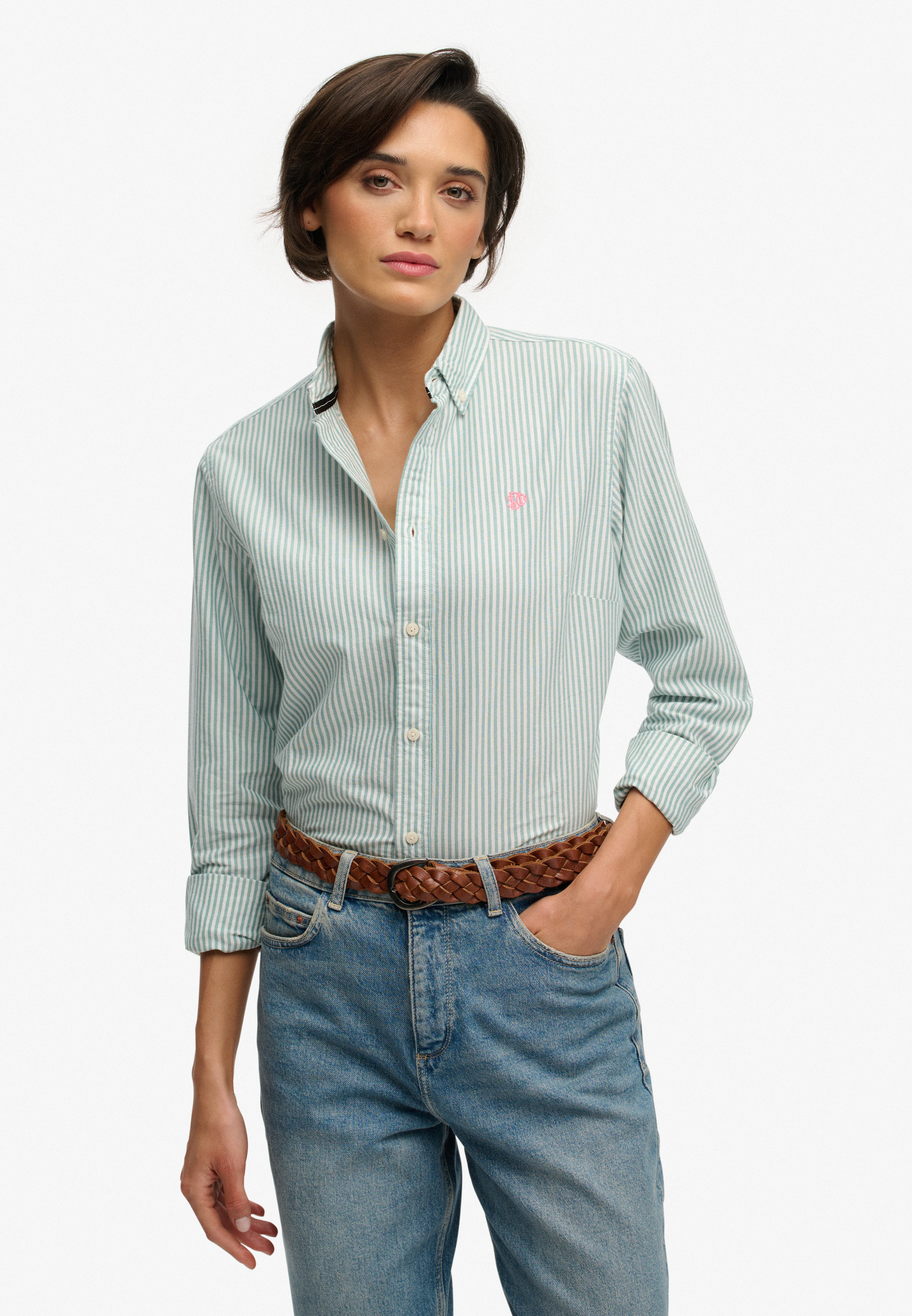 Slim Oxford Button Down Long Sleeve Shirt
