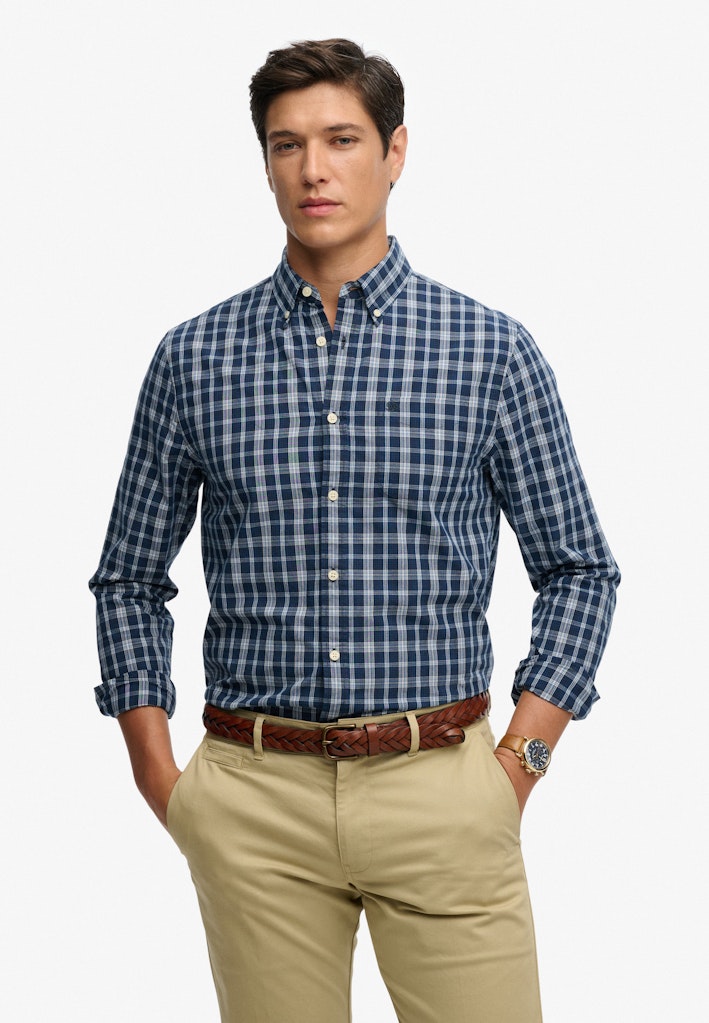 Preppy Poplin Long Sleeve Shirt