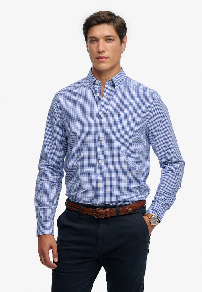 Preppy Poplin Long Sleeve Shirt