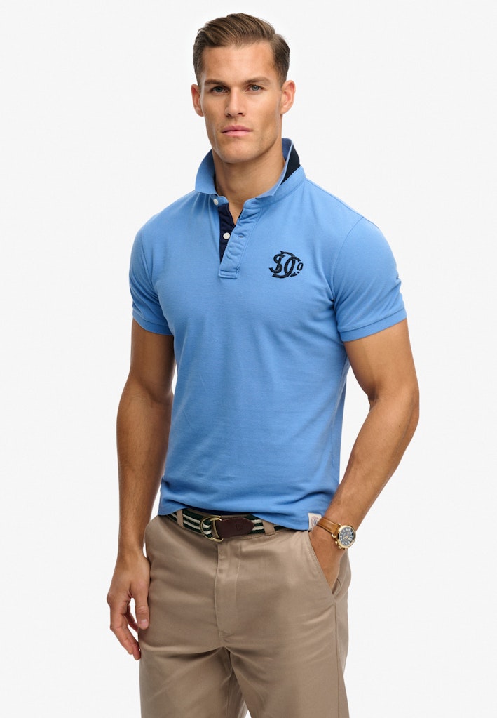 Pique Monogram Polo Shirt