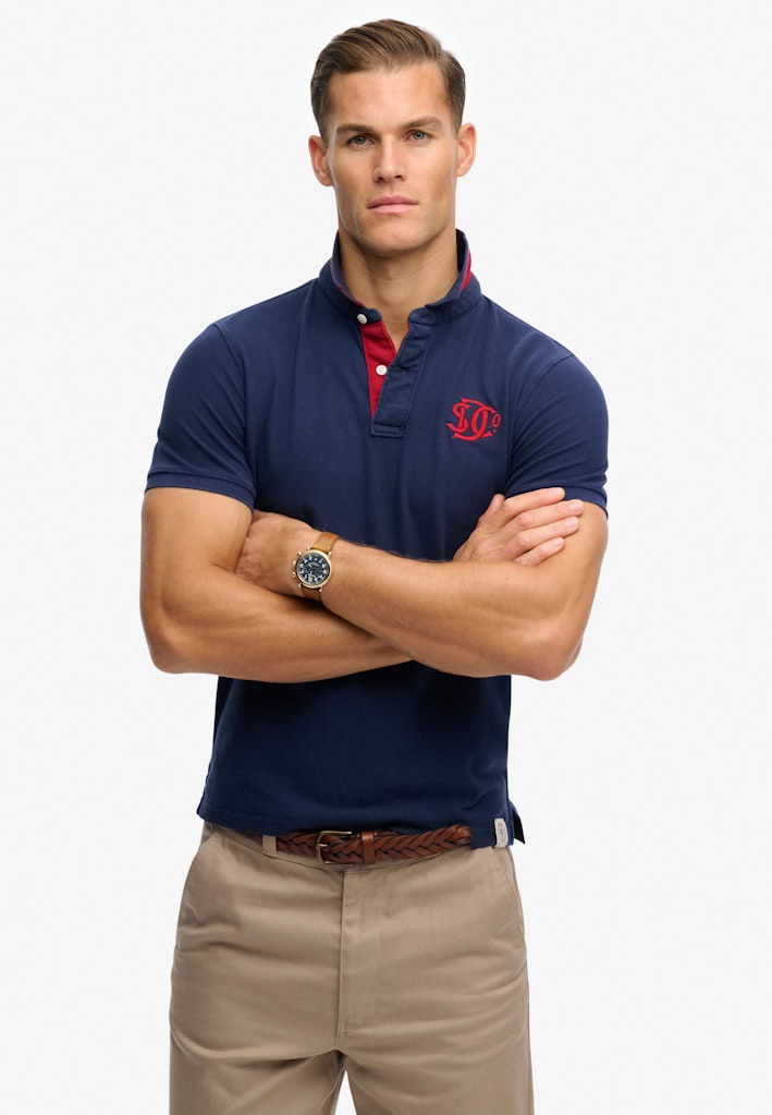 Pique Monogram Polo Shirt