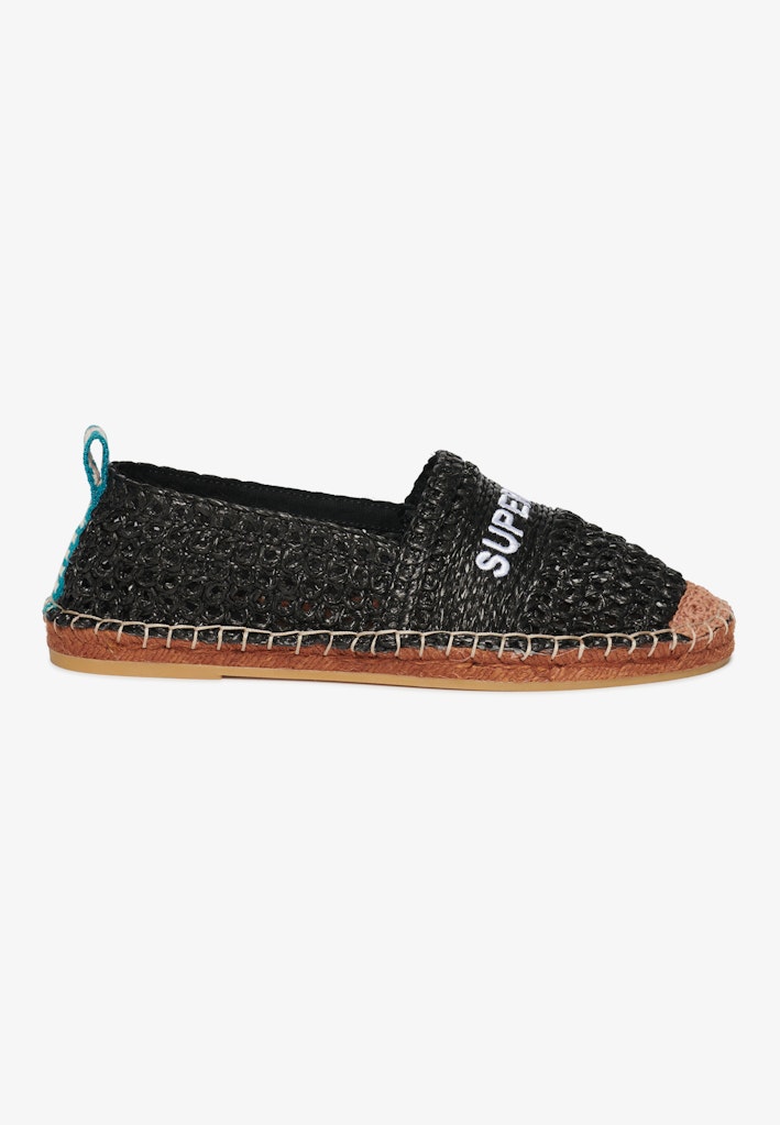 Raffia Espadrille Emb Shoe