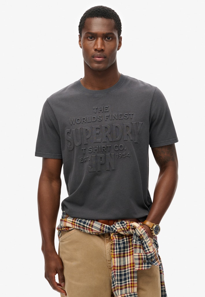 Workwear Embossed Relaxed Tee
