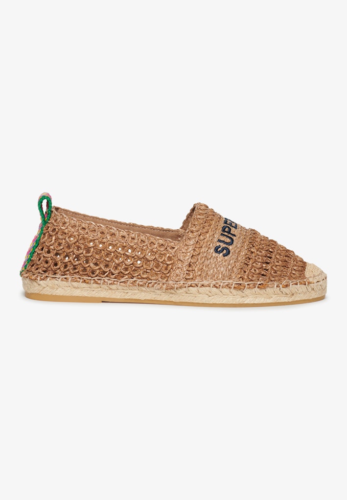 Raffia Espadrille Emb Shoe