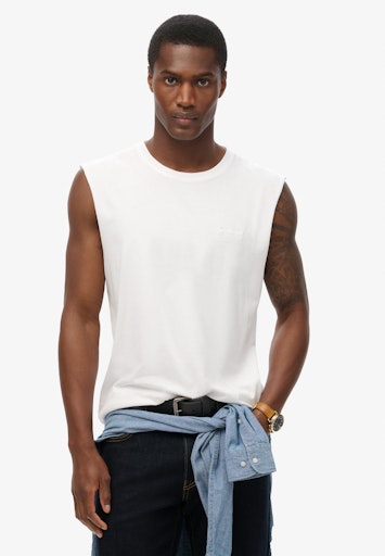 Organic Cotton Essential Logo Tank Top