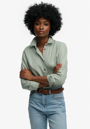 Premium Linen Boyfriend Shirt