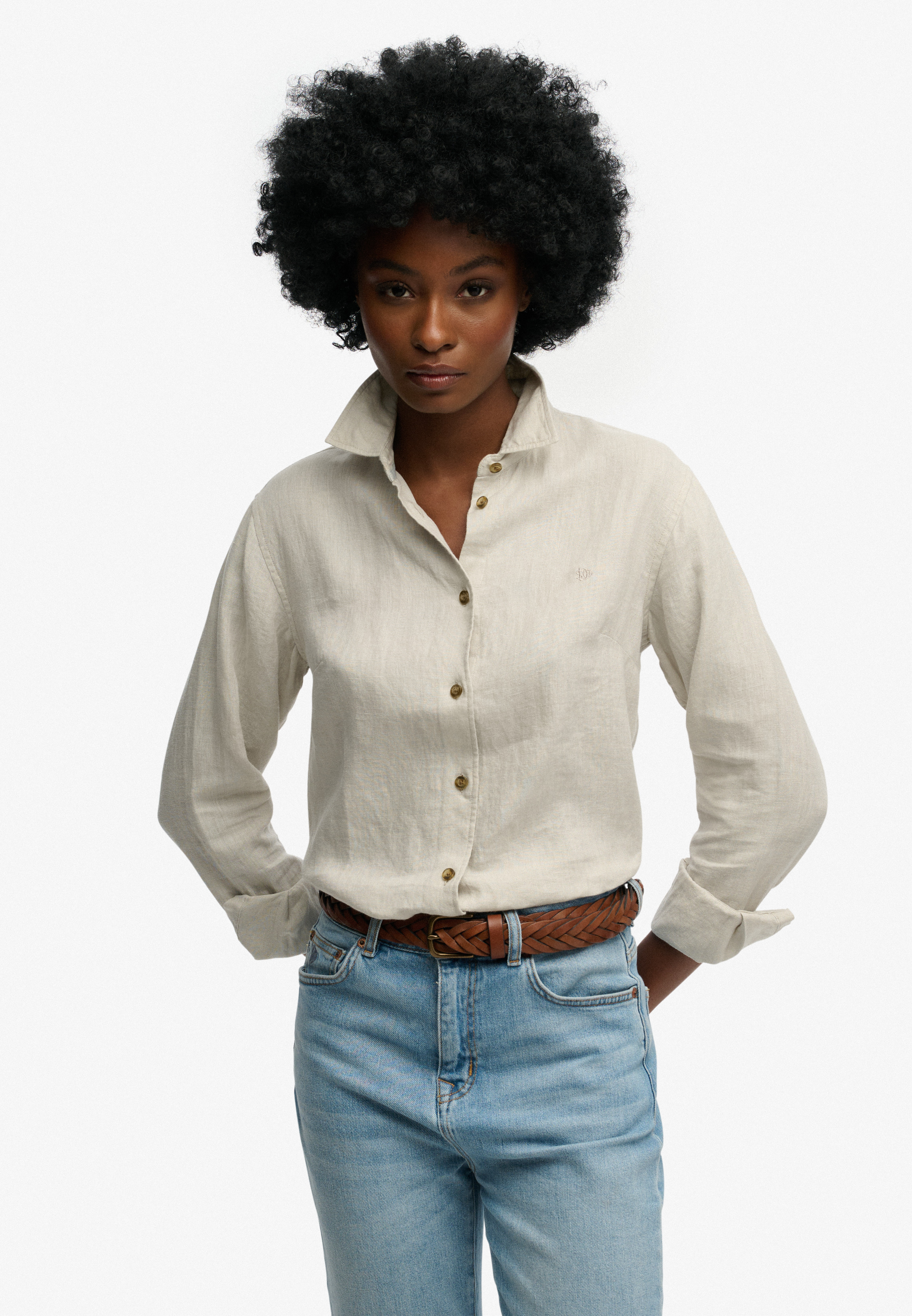 Premium Linen Boyfriend Shirt