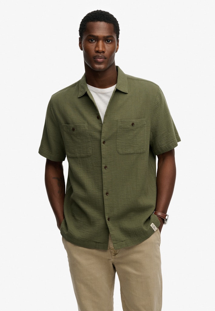 The Merchant Store - Textured Short Sleeve Shirt