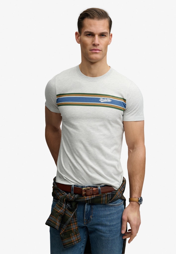 Outdoor Stripe Logo Relaxed T-Shirt