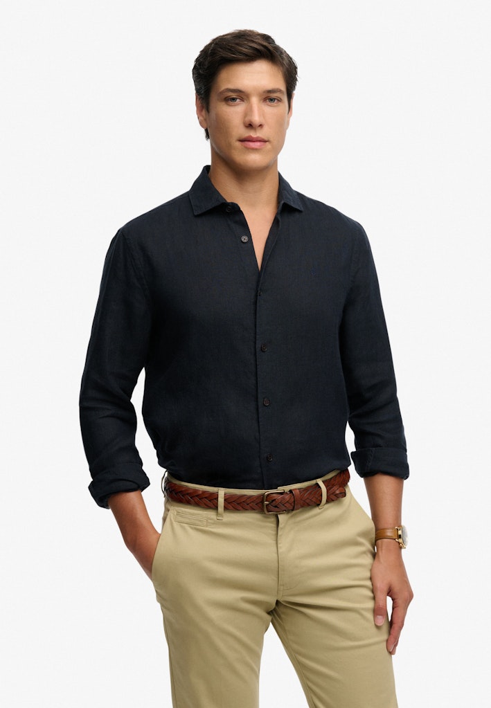 Riviera Long Sleeve Linen Shirt