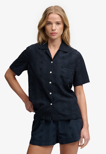 Heritage Broderie Short Sleeve Shirt