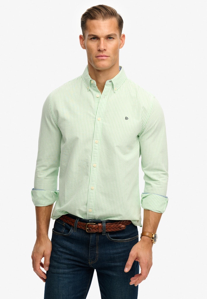 Preppy Oxford Long Sleeve Shirt