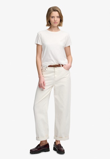 Organic Cotton High Rise Wide Leg Jeans