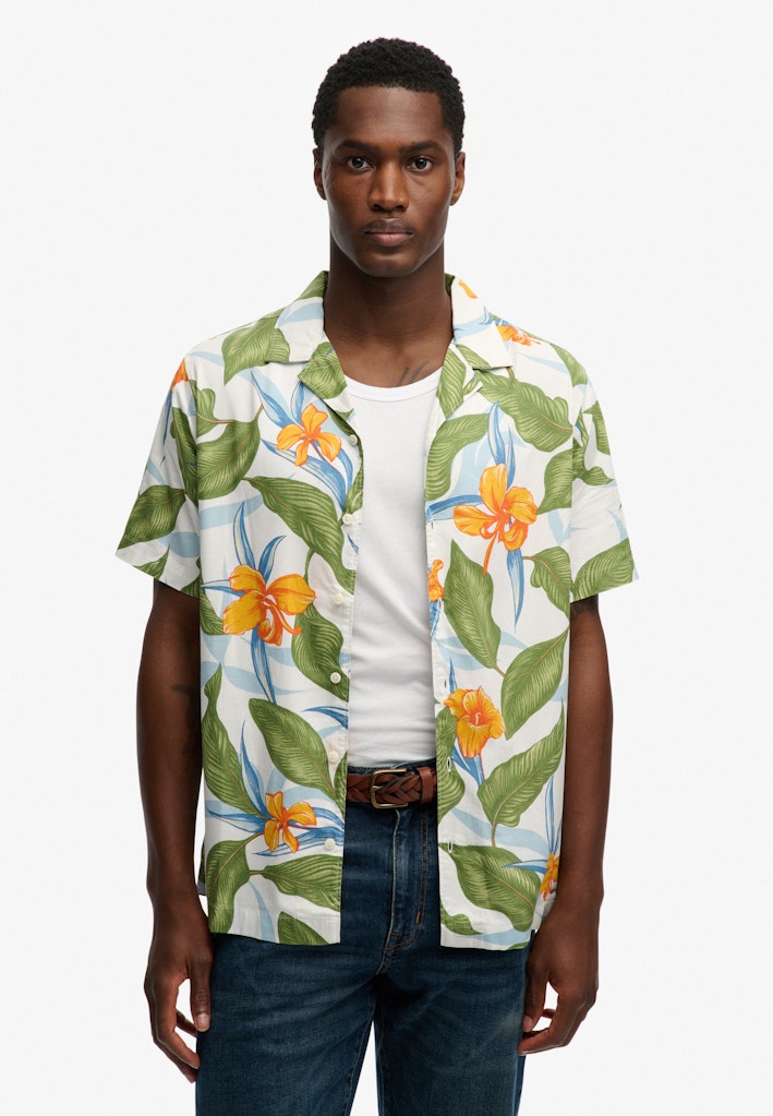 Hawaiian Print Short Sleeve Shirt