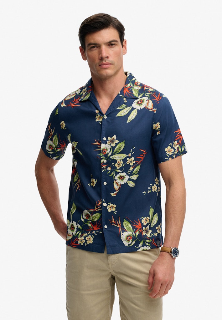 Hawaiian Print Short Sleeve Shirt