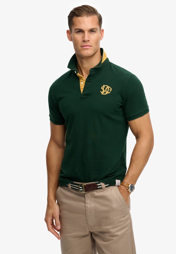 Pique Monogram Polo Shirt