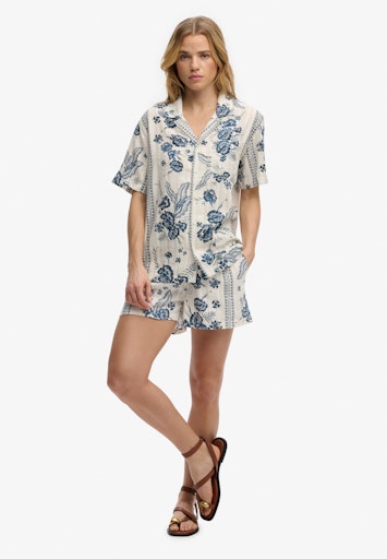 Cotton Printed Beach Shorts
