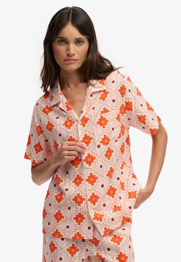 Beach Printed Short Sleeve Shirt