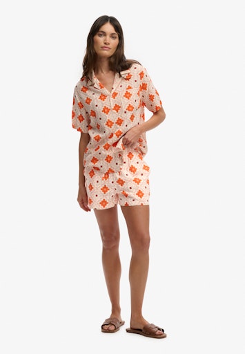 Cotton Printed Beach Shorts