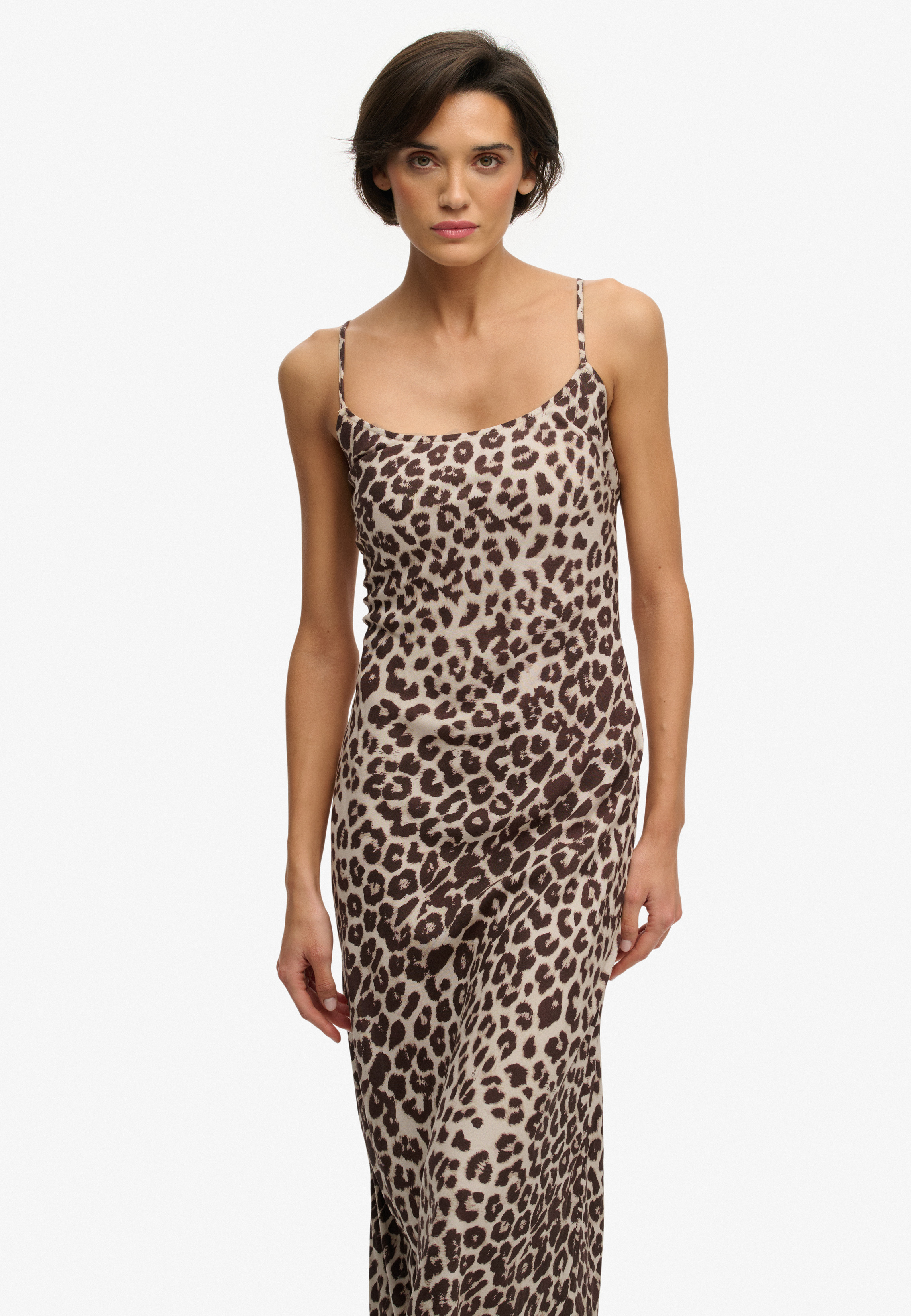 Printed Maxi Slip Dress
