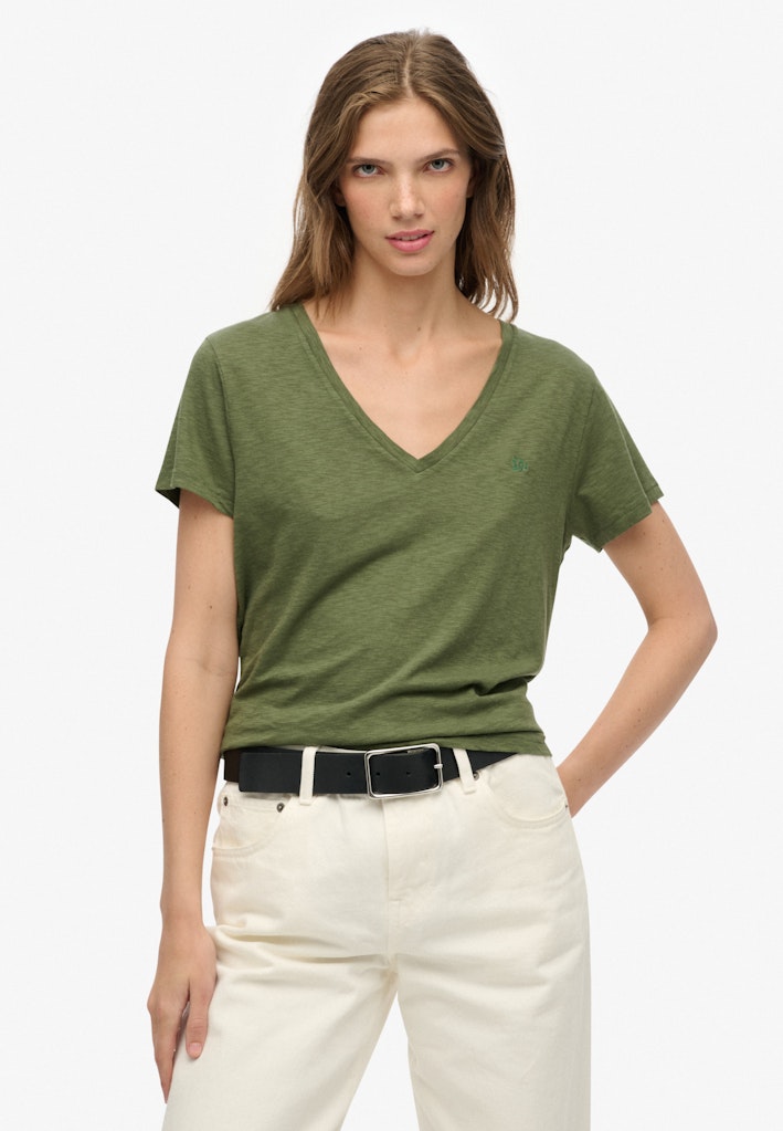 Studios Slub Embroidered T-Shirt