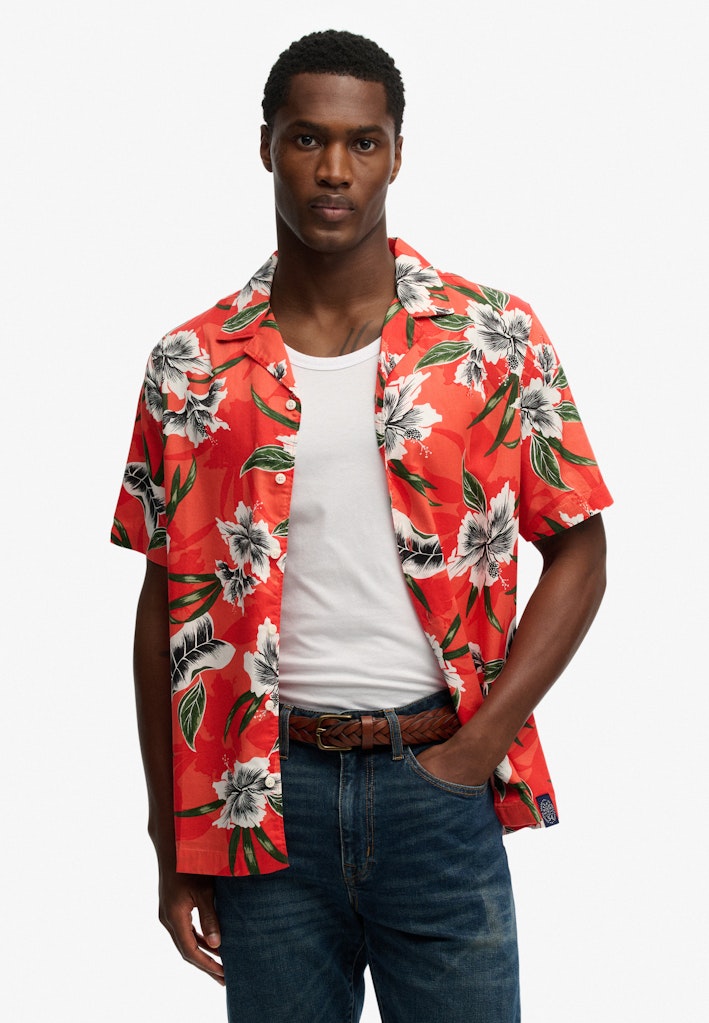 Hawaiian Print Short Sleeve Shirt