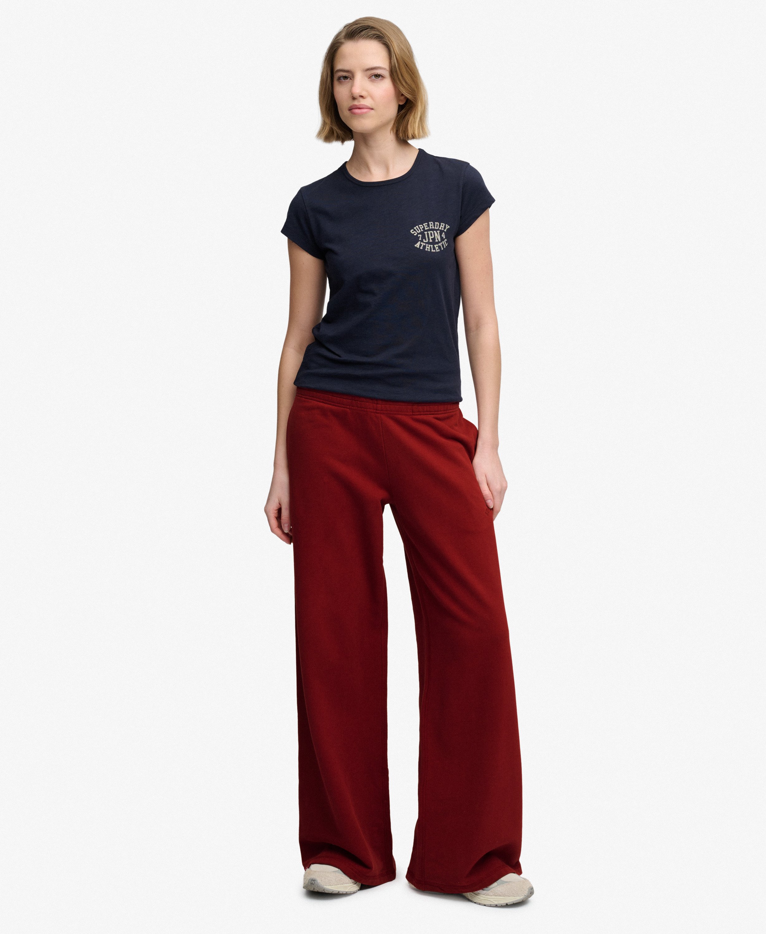 Essential Logo Wide Leg Joggers